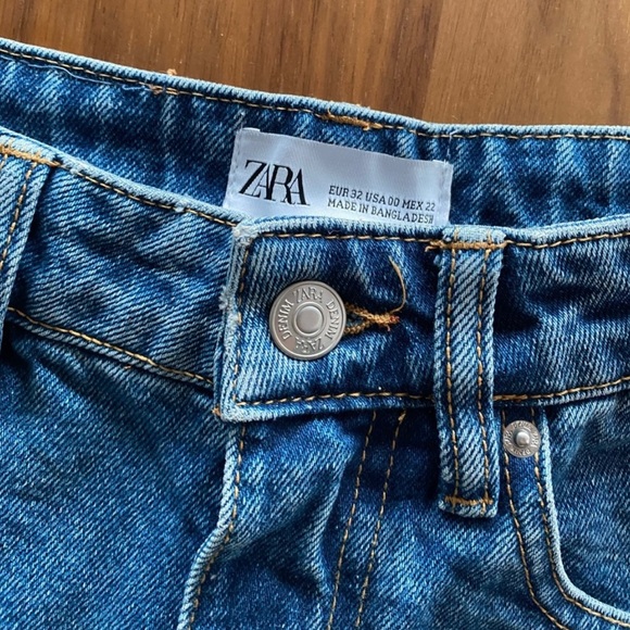 ZARA - Blue denim shorts - Picture 5 of 8